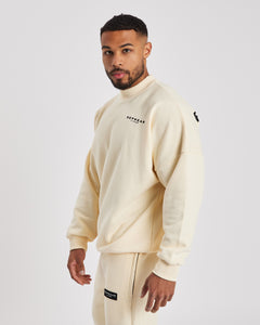 Repwear Fitness Oversized Jumper Cream