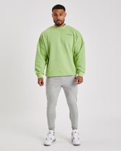 Repwear Fitness Oversized Jumper Lime Green