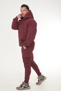 Repwear Fitness Signature Cargo Bottoms Burgundy