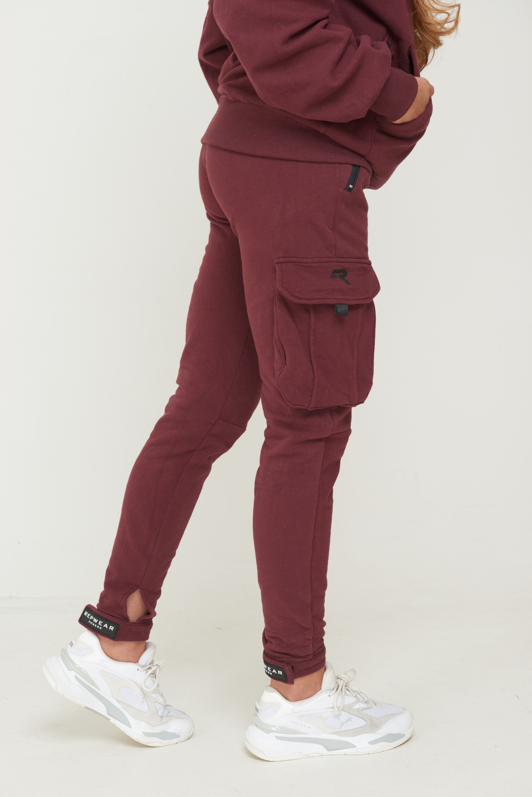 Repwear Fitness Signature Cargo Bottoms Burgundy