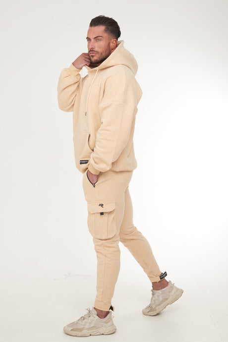 Repwear Fitness Signature Oversized Hoodie Sand