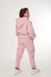 Repwear Fitness Signature Oversized Hoodie Dusty Pink