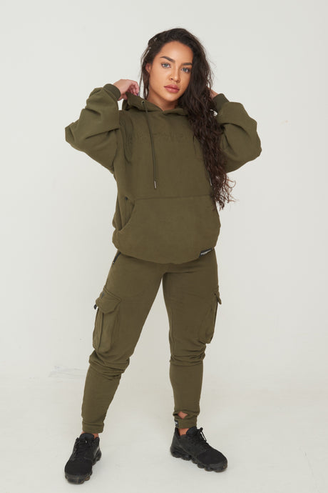Repwear Fitness Signature Oversized Hoodie Khaki