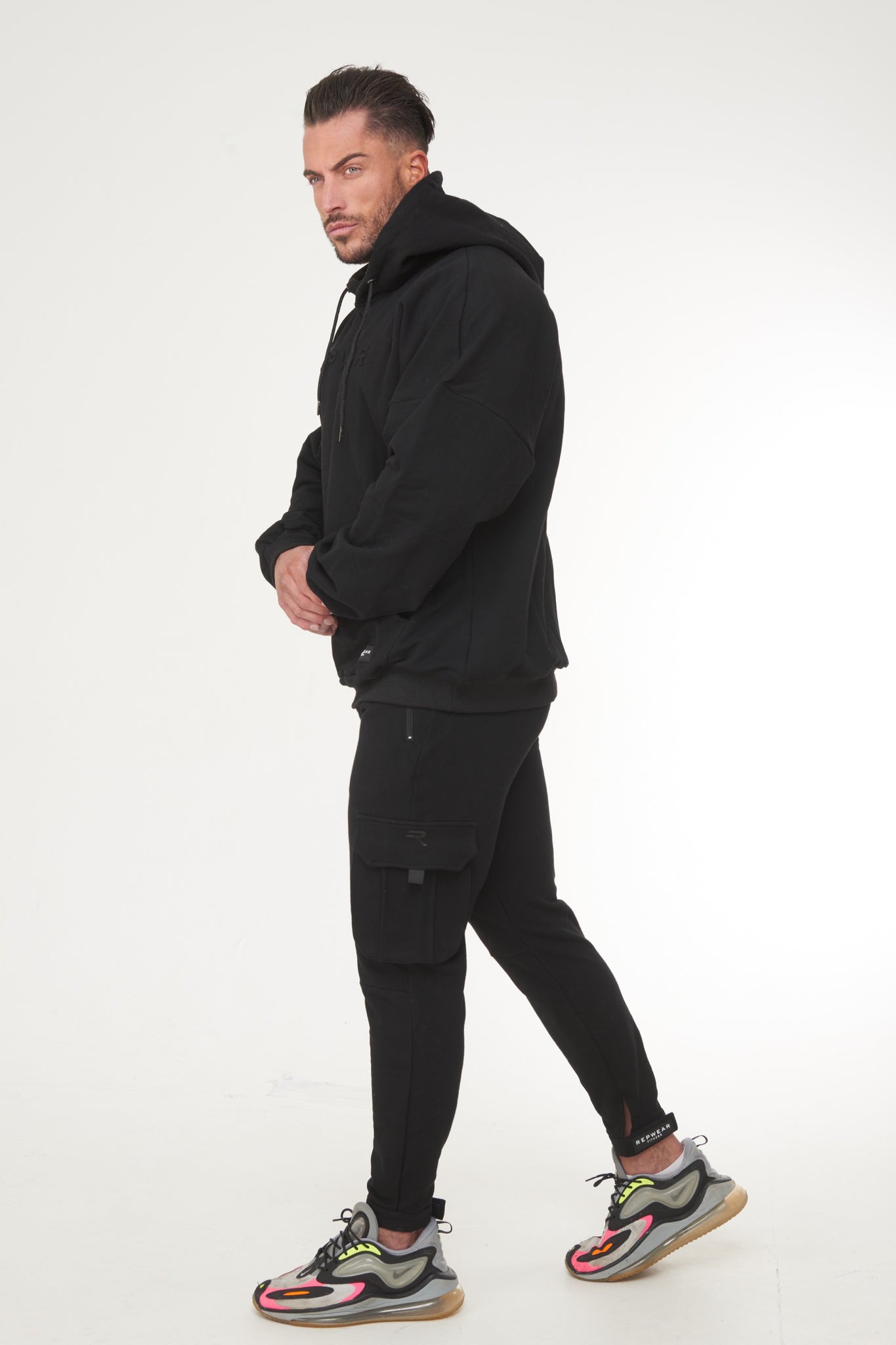 Repwear Fitness Signature Cargo Bottoms Black