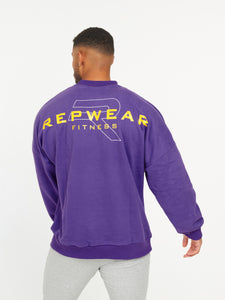 Repwear Fitness Oversized Jumper Purple