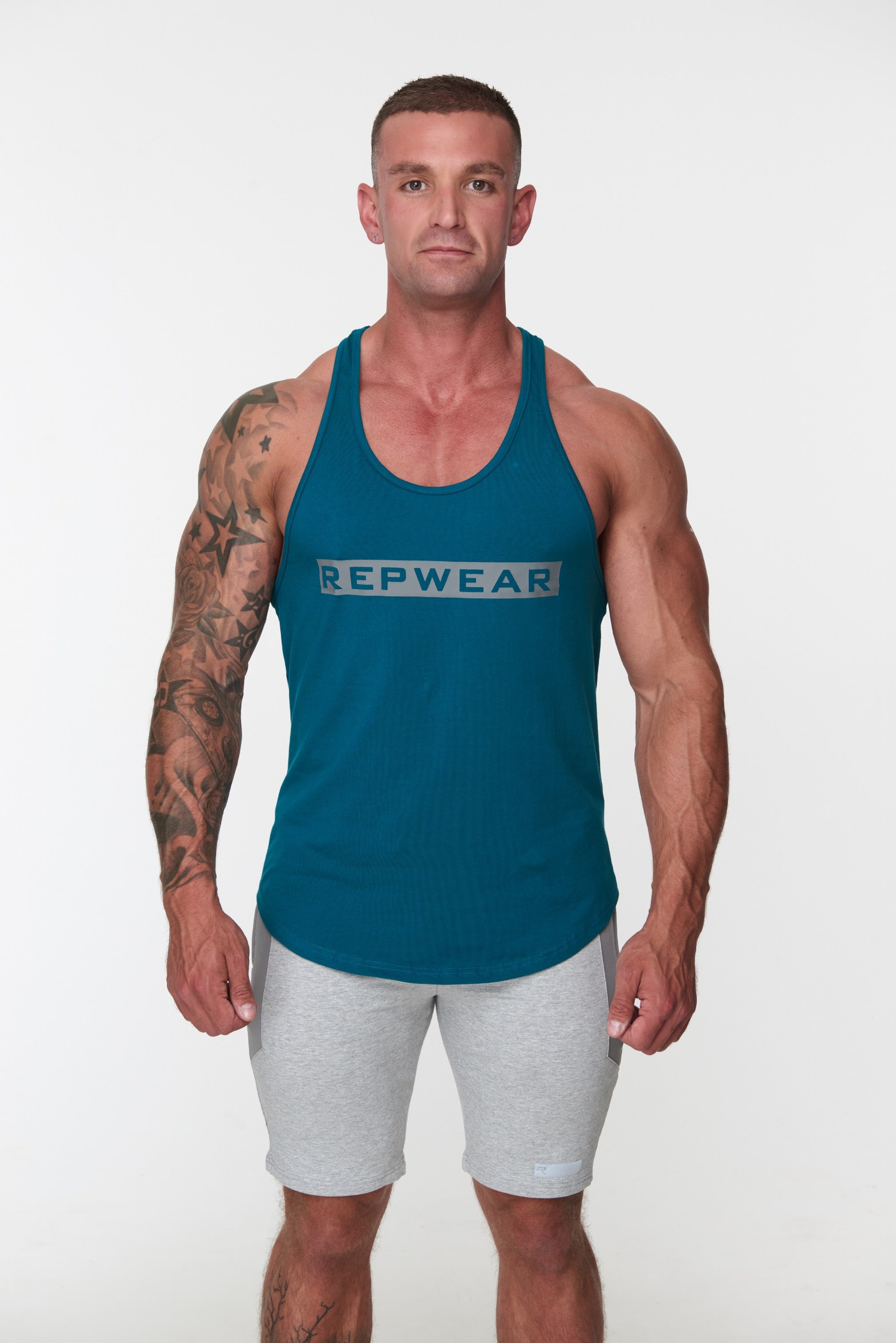 Repwear Fitness Signature Stringer Teal