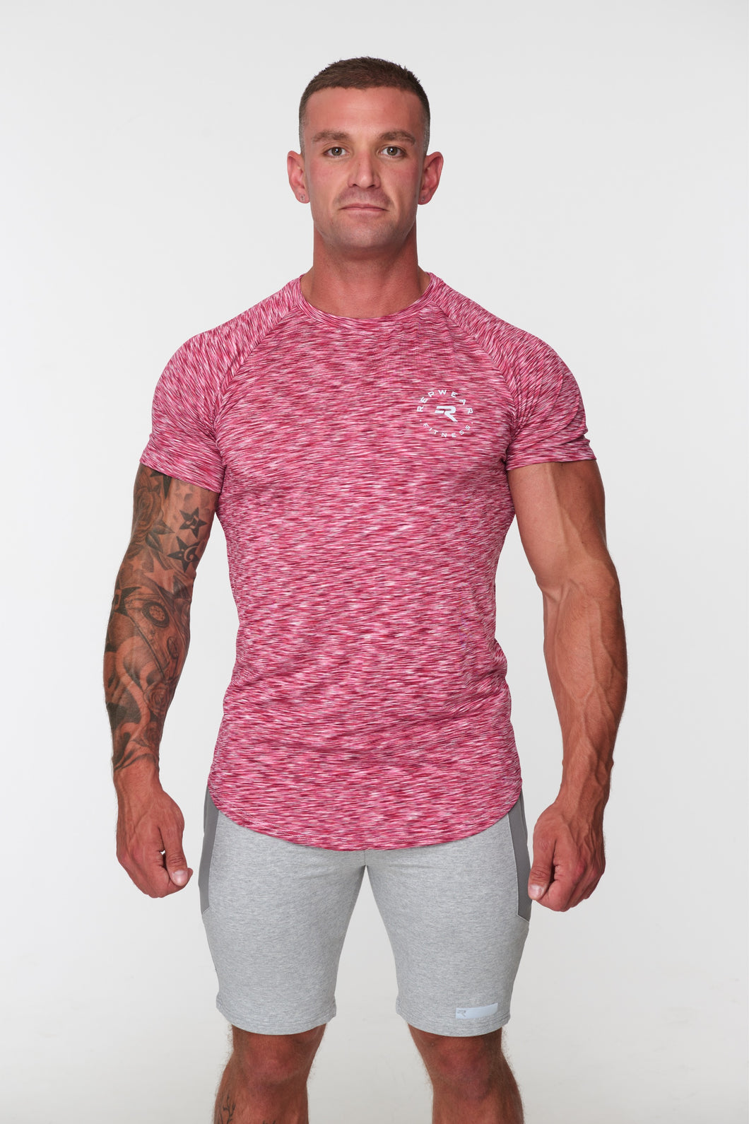 Repwear Fitness Triblend V2 TShirt Raspberry
