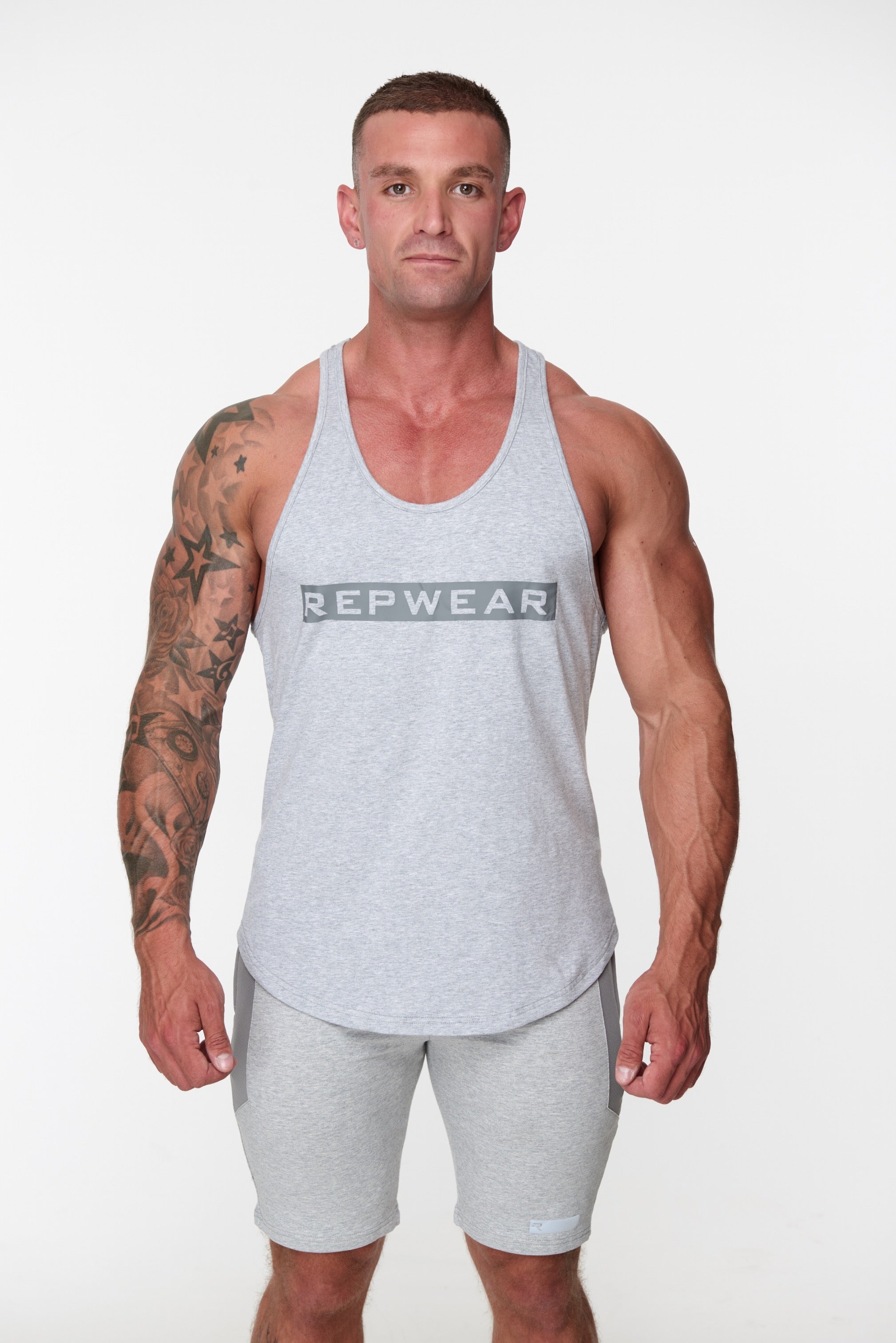 Repwear Fitness Signature Stringer Grey