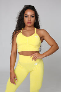 Repwear Fitness ProFlex Scrunch Sports Bra Yellow