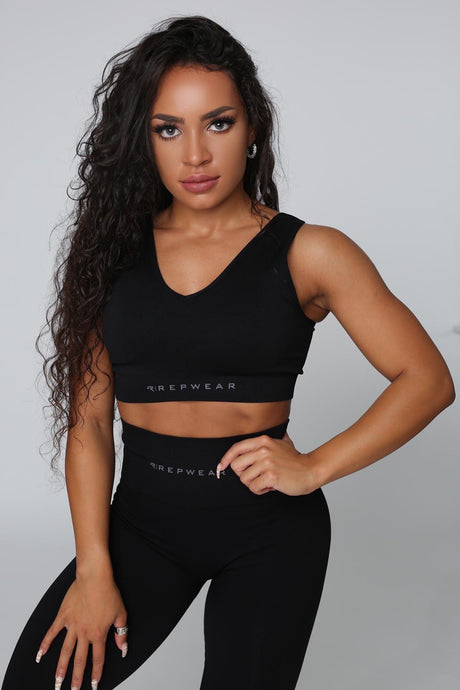 Repwear Fitness ProShape Sports Bra Black