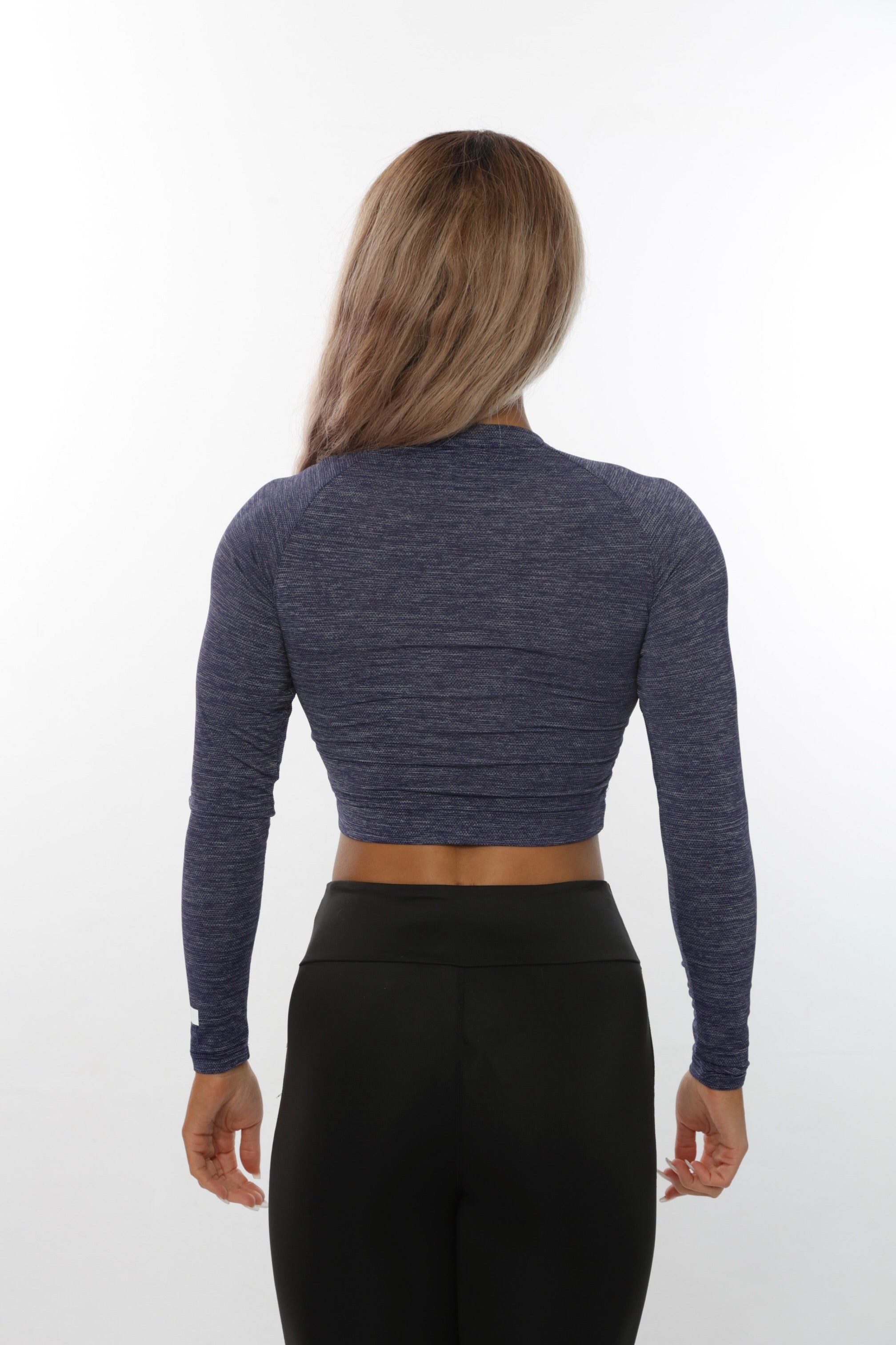 Repwear Fitness HyperFuse Cropped LongSleeve Indigo - Repwear Fitness