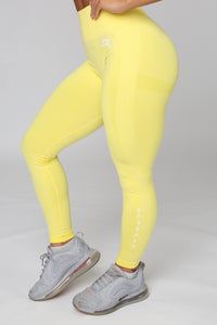 Repwear Fitness ProFlex Scrunch Leggings Yellow