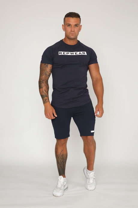 Repwear Fitness Signature V2 TShirt Navy Blue