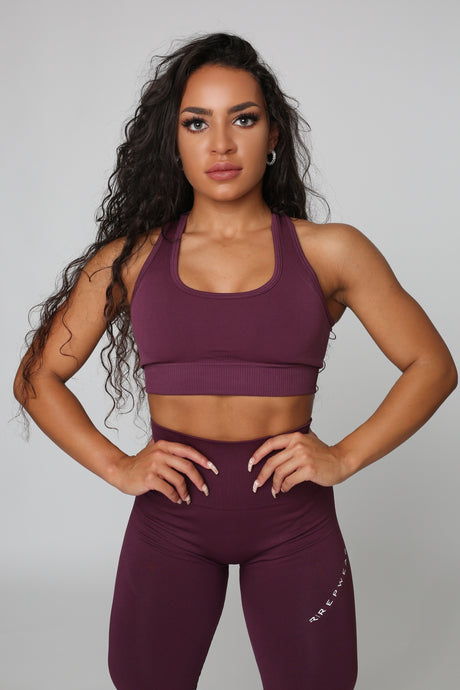 Repwear Fitness ProSculpt Sports Bra Plum