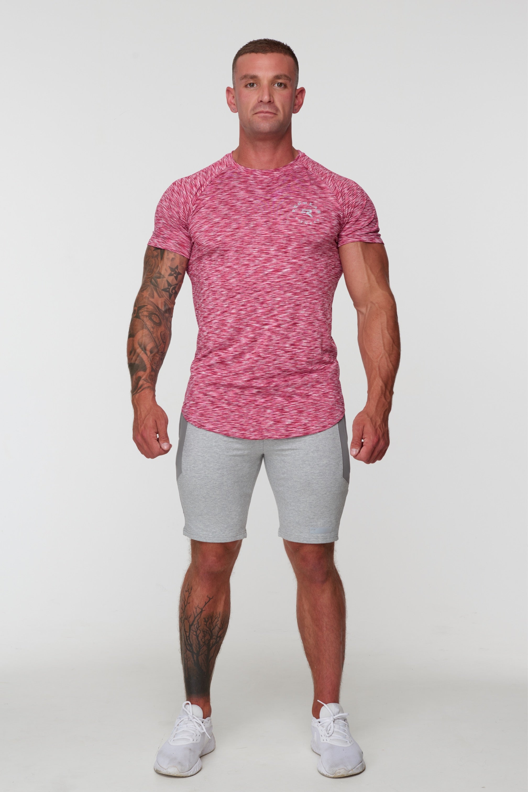 Repwear Fitness Triblend V2 TShirt Raspberry