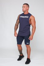 Repwear Fitness Signature Sleeveless T-Shirt Navy Blue