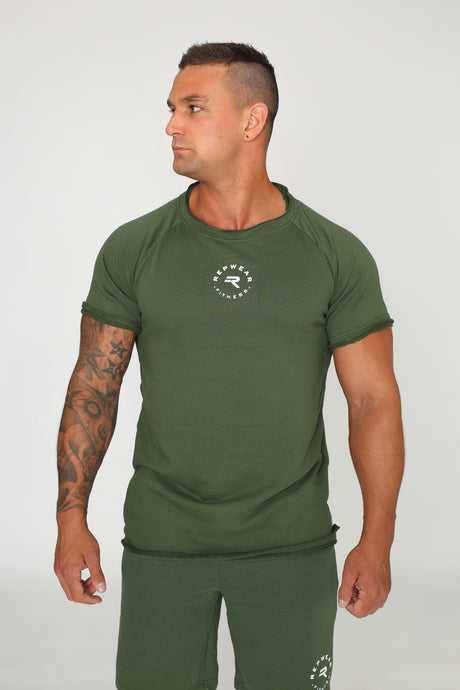 Repwear Fitness Onyx Rag Top Khaki
