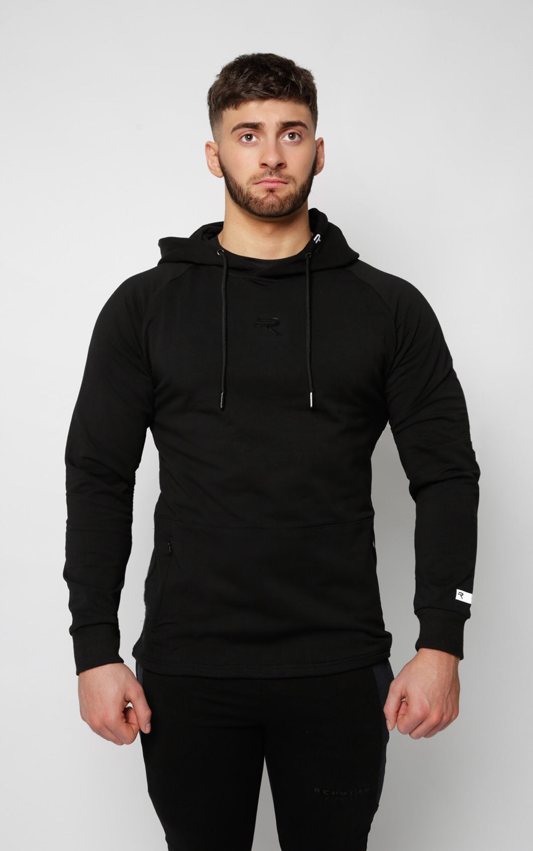 Repwear Fitness ProFit Black Pullover Hoodie - Repwear Fitness