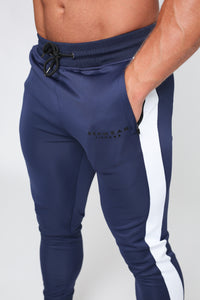 Repwear Fitness Original Poly Tracksuit Bottoms Navy Blue