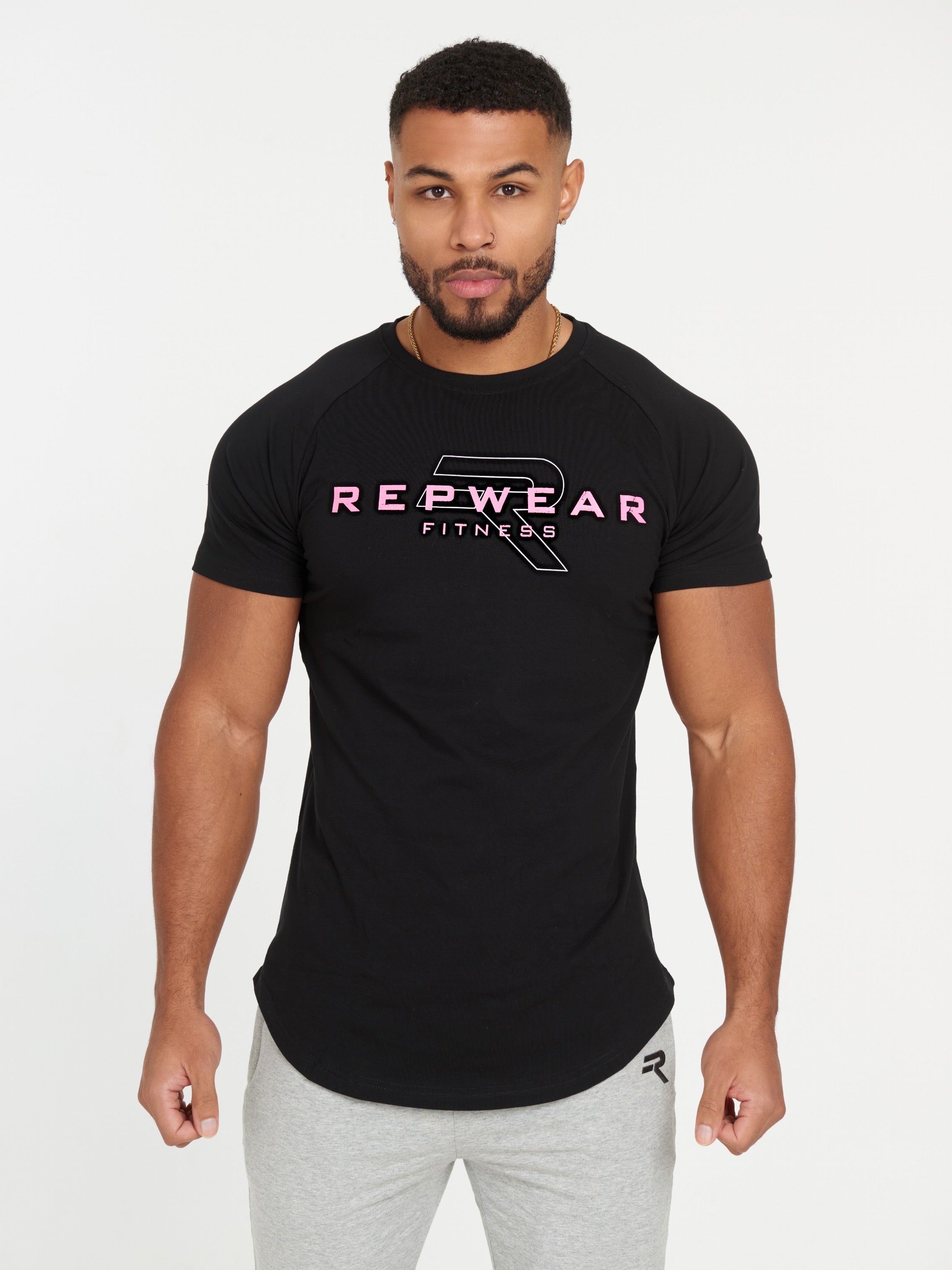 Repwear Fitness Signature V3 TShirt Black/Pink