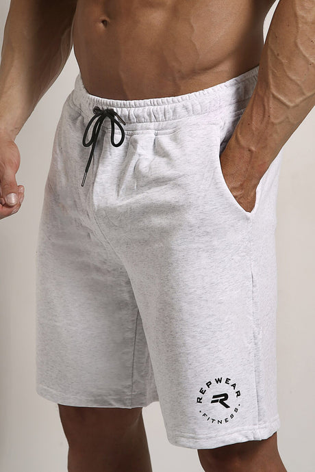 Repwear Fitness Onyx Shorts Stone White - Repwear Fitness