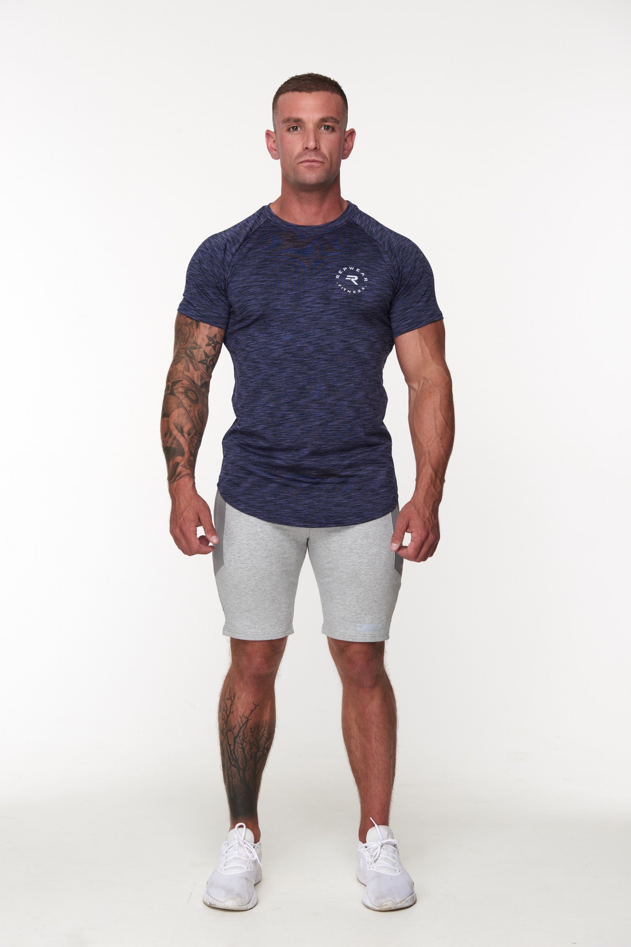 Repwear Fitness Triblend V2 TShirt Blue