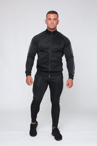 Repwear Fitness Original Poly Tracksuit Jacket Black