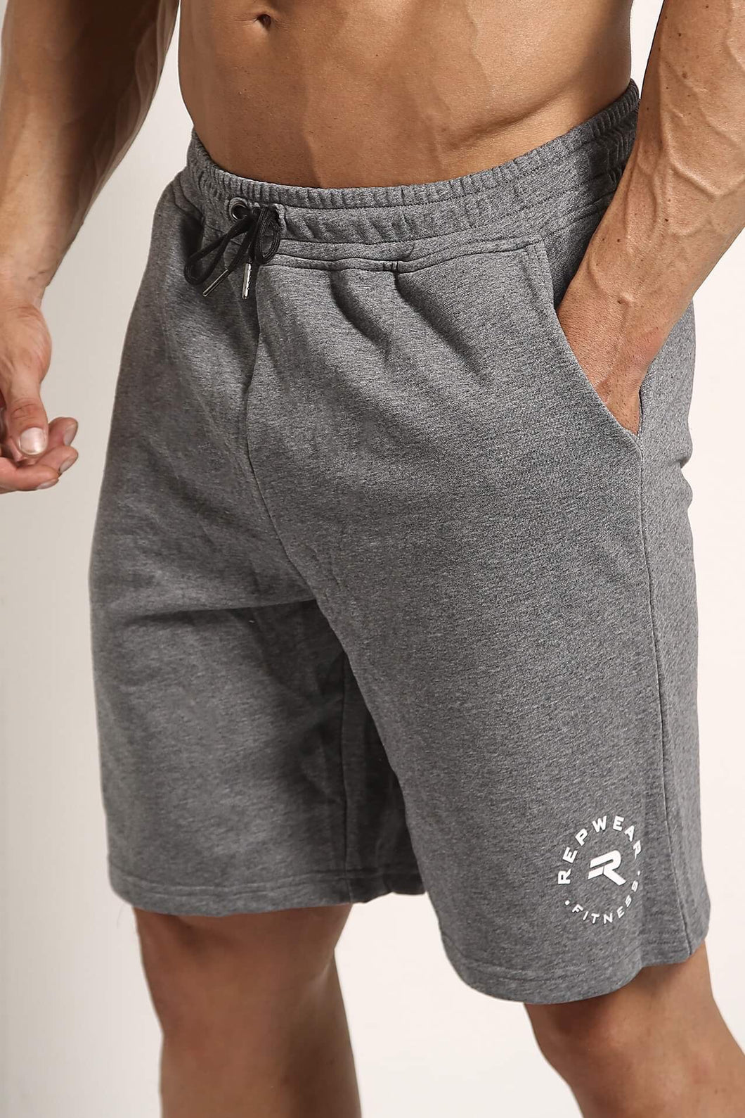 Repwear Fitness Onyx Shorts Marl Grey - Repwear Fitness