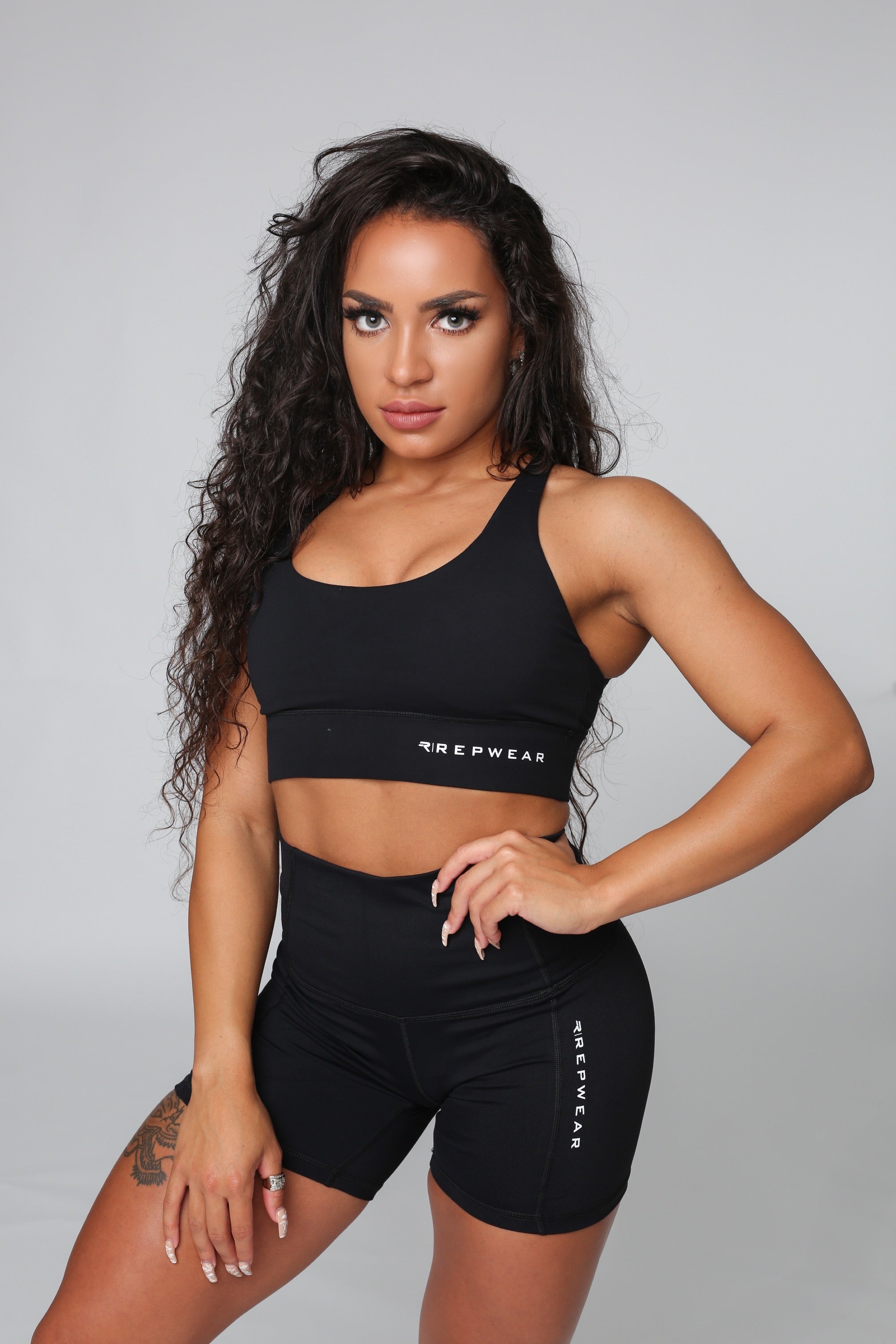 Repwear Fitness Opulent Sports Bra Black