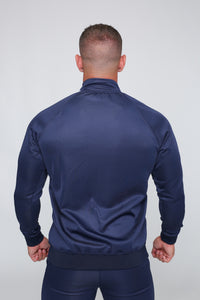 Repwear Fitness Original Poly Tracksuit Jacket Navy Blue