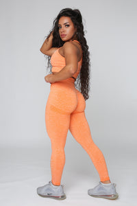 Repwear Fitness ProFlex Scrunch Sports Bra Orange