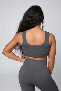 Repwear Fitness ProShape Sports Bra Grey