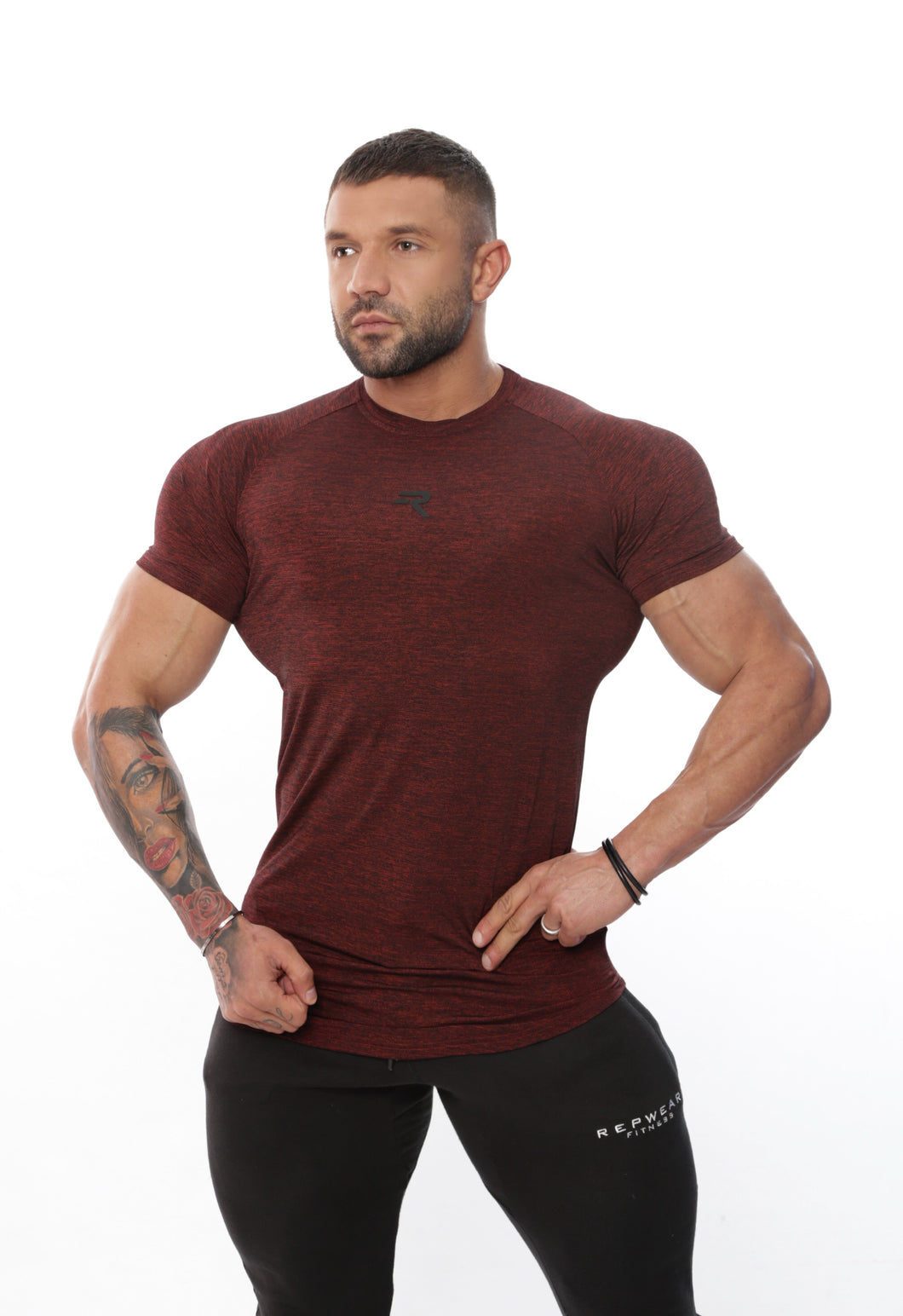 Repwear Fitness HyperFuse Tshirt Ox Red - Repwear Fitness