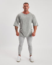 Repwear Fitness Oversized Acid Wash T-Shirt Grey